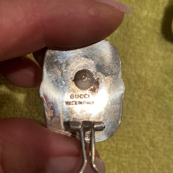 Gucci 925 Sterling Silver Earrings - Picture 1 of 5